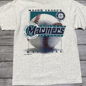 1996 Seattle Mariners Shirt Gray Retro Tee